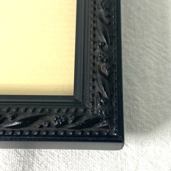 Leaf Wall Art Ink? Matted & Framed w/ Glass Signed JBH? Dated 2000 Brown Black - Picture 3 of 4